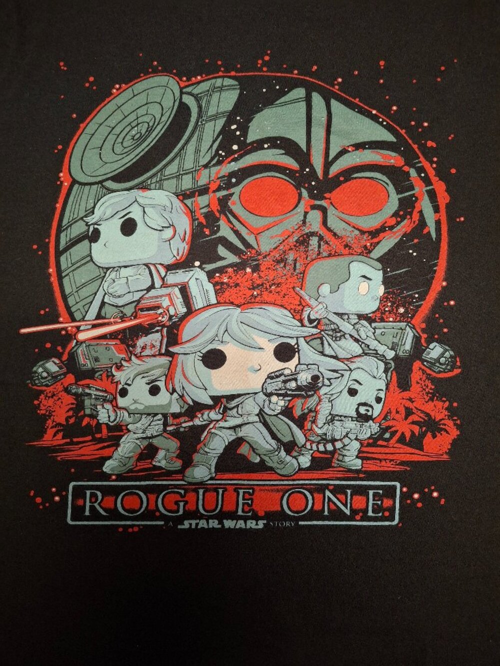 T Shirt Star Wars Rogue One Funko Pop! Tees Adult Size 2XL XXL